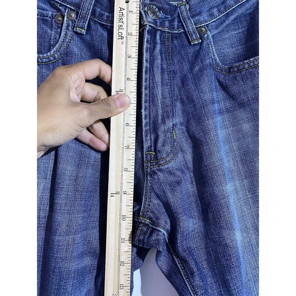 Gap Jeans Mens 30x32 Blue Dark Wash‎ Straight Fit Everyday Casual